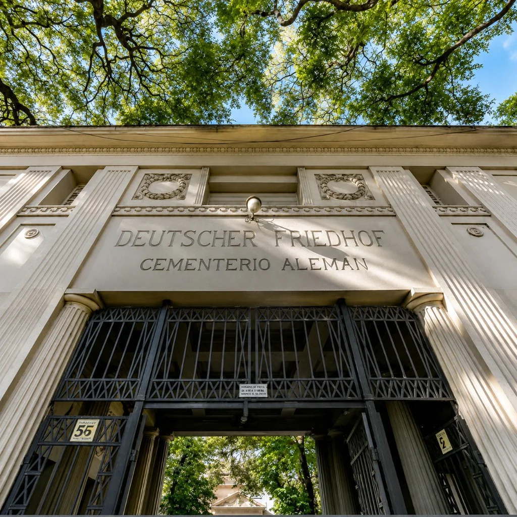 Cementerio Alemán de Chacarita — entrada principal