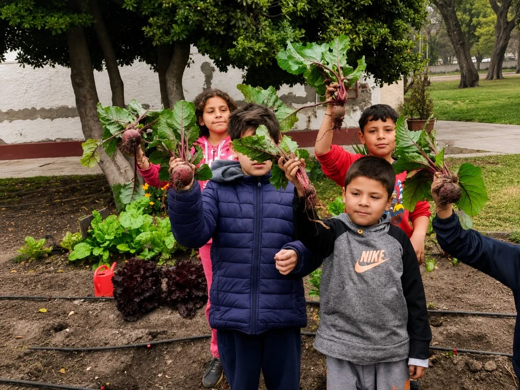 Hogar Germán Frers — huerta comunitaria