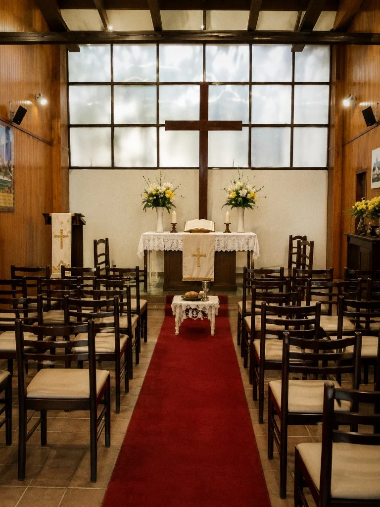 Parroquia Panamericana — interior del templo