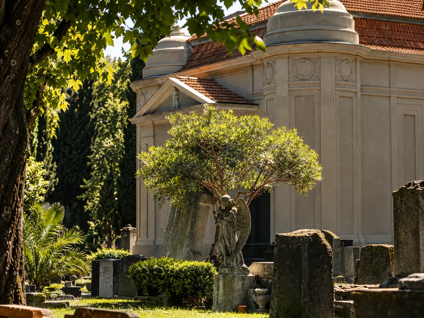 Culto del día de los fieles difuntos en el Cementerio Alemán